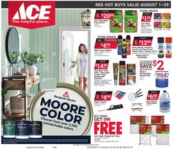 Weekly ad Ace Hardware 08/01/2023 - 08/29/2023