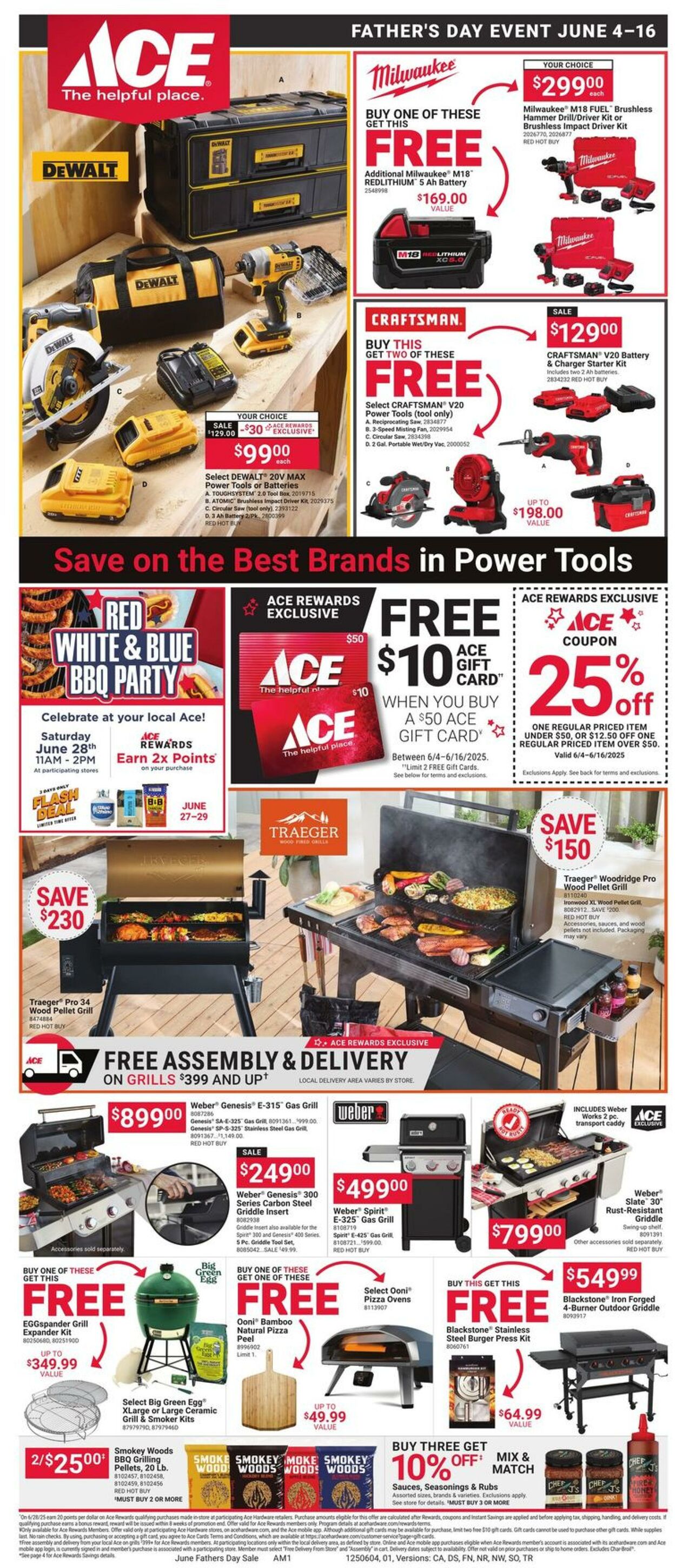 Weekly ad Ace Hardware 06/04/2025 - 06/16/2025