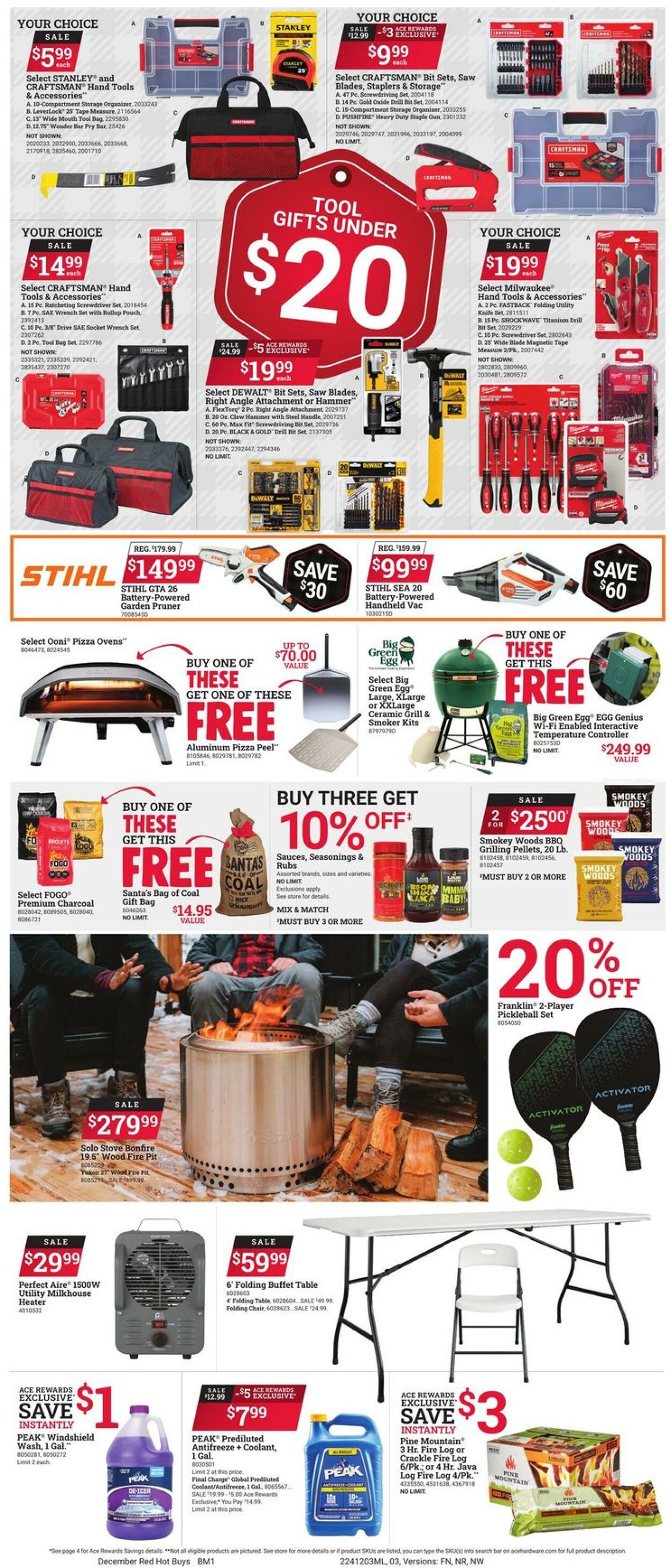 Weekly ad Ace Hardware 12/03/2024 - 12/24/2024