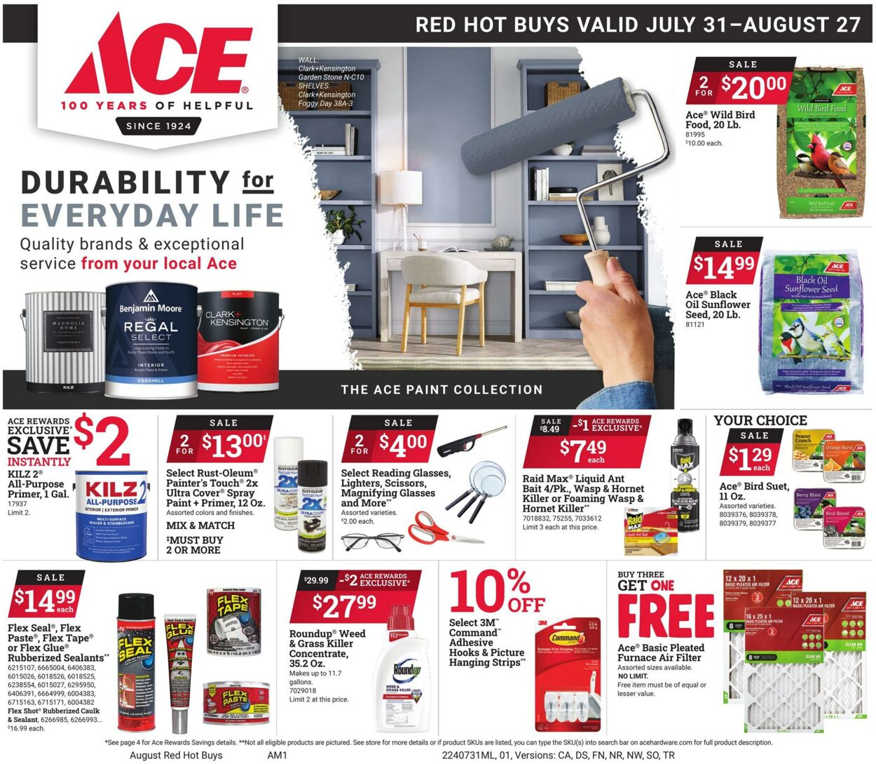 Weekly ad Ace Hardware 08/02/2024 - 08/04/2024