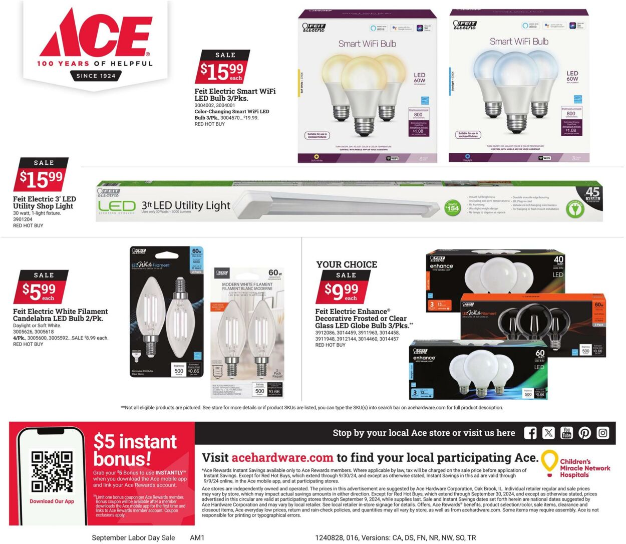 Weekly ad Ace Hardware 08/28/2024 - 09/09/2024