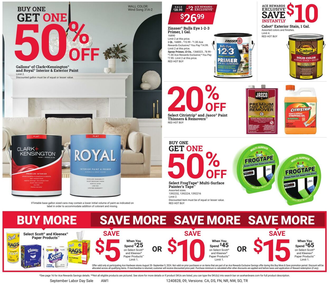 Weekly ad Ace Hardware 08/28/2024 - 09/09/2024