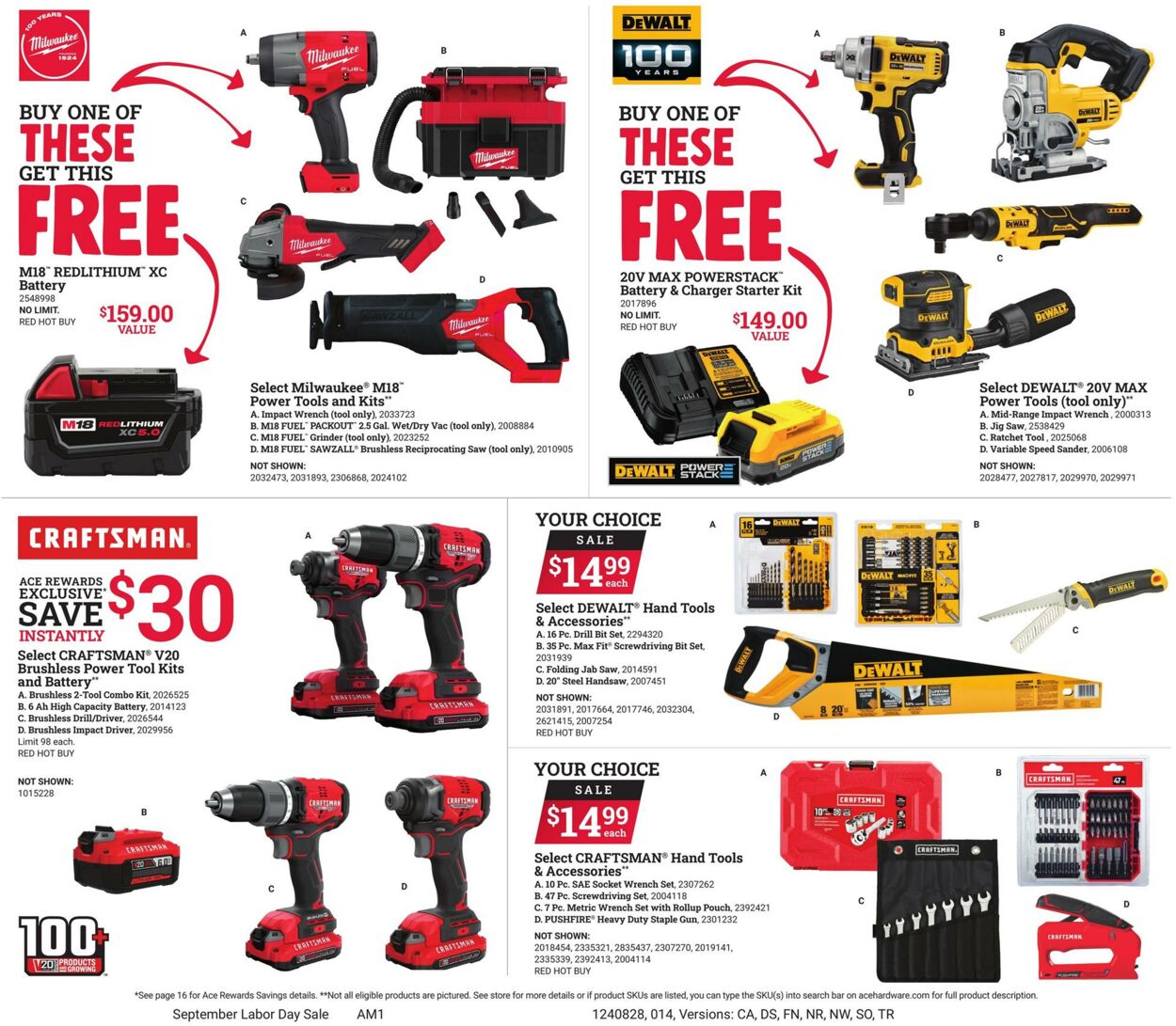 Weekly ad Ace Hardware 08/28/2024 - 09/09/2024