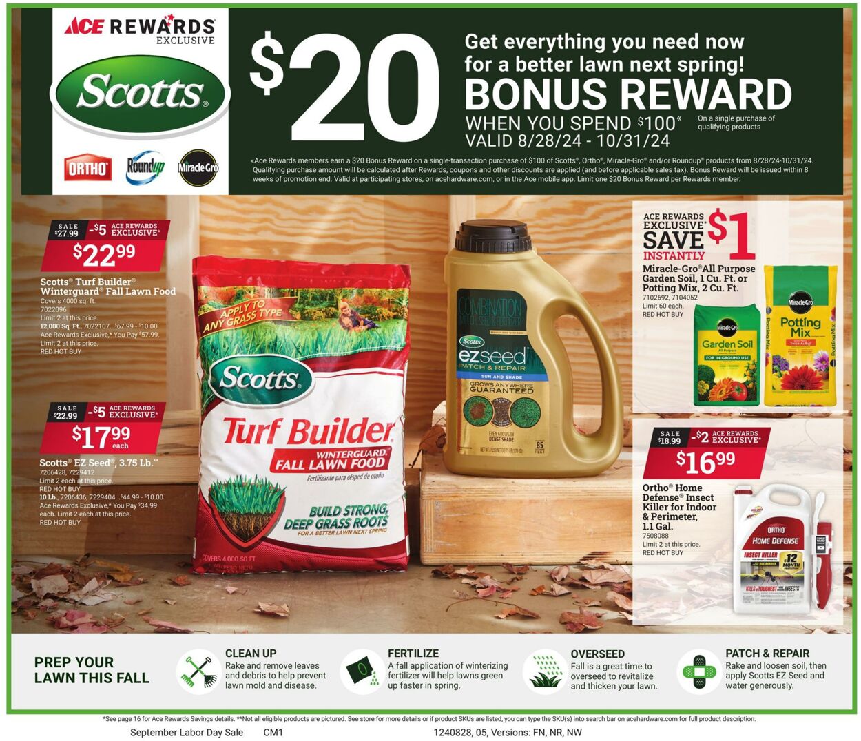 Weekly ad Ace Hardware 08/28/2024 - 09/09/2024