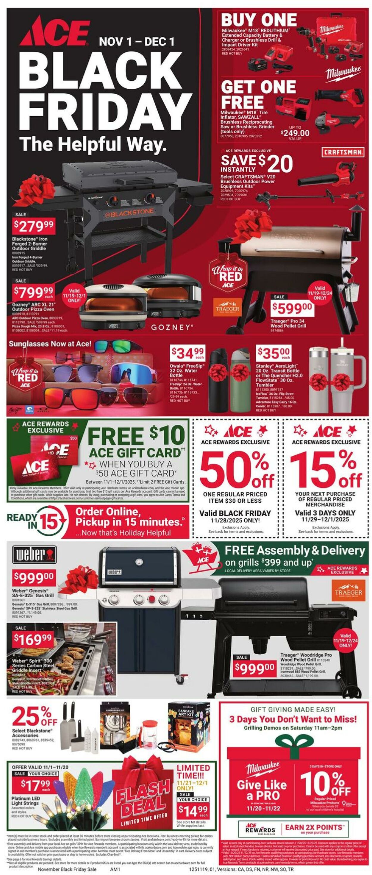 Weekly ad Ace Hardware 11/01/2025 - 12/01/2025