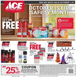 Weekly ad Ace Hardware 10/01/2023 - 10/31/2023