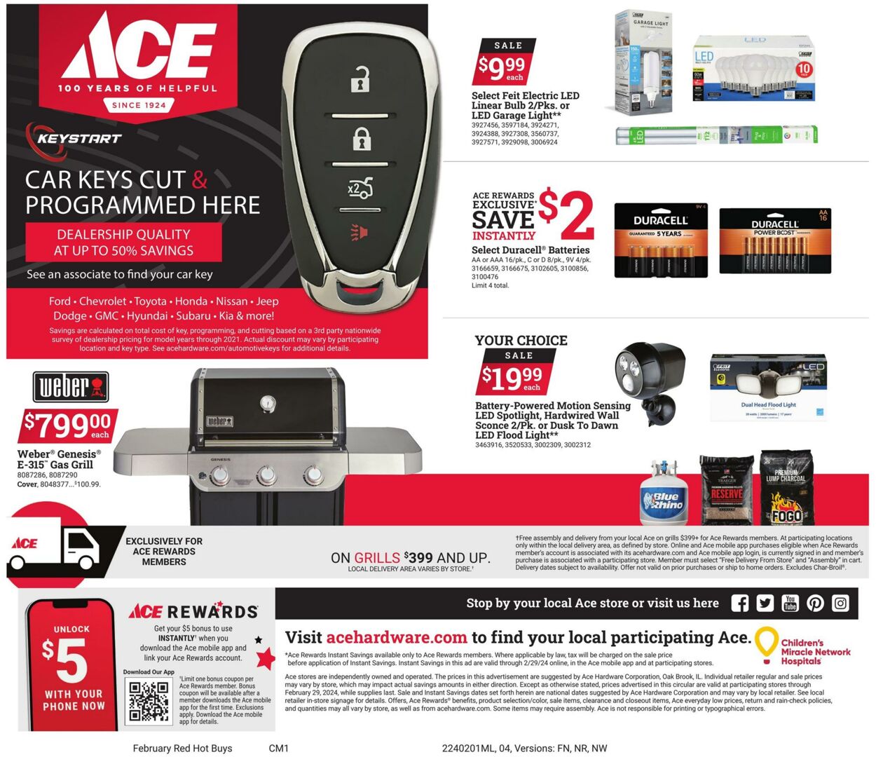 Weekly ad Ace Hardware 02/01/2024 - 02/29/2024
