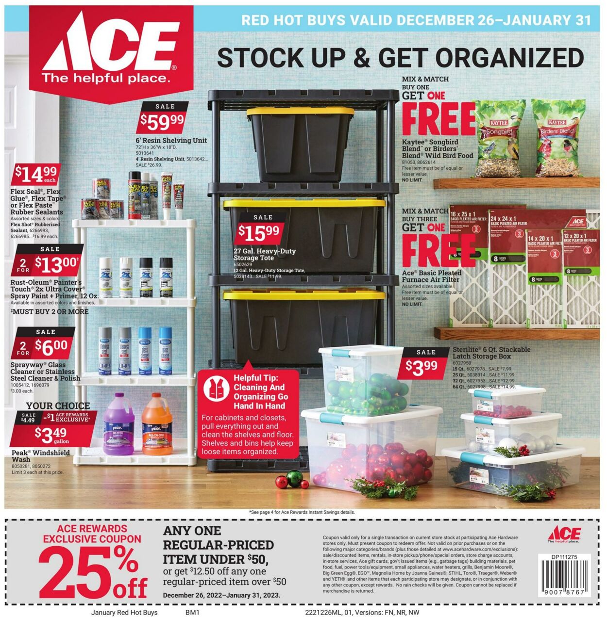 Weekly ad Ace Hardware 12/26/2022-01/31/2023