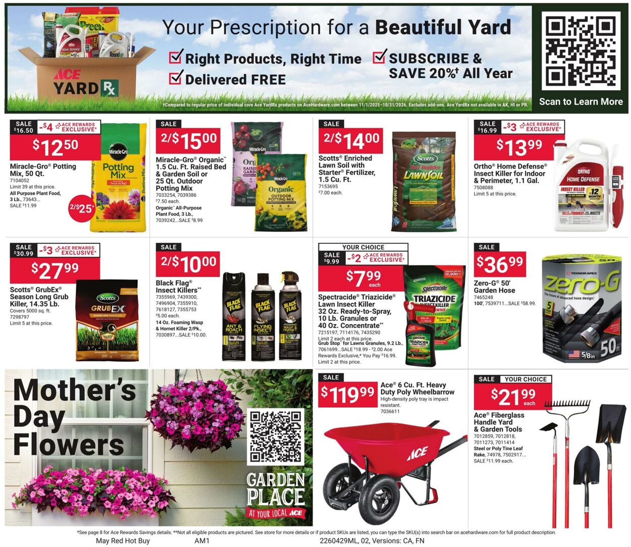 Weekly ad Ace Hardware 04/29/2026 - 05/31/2026