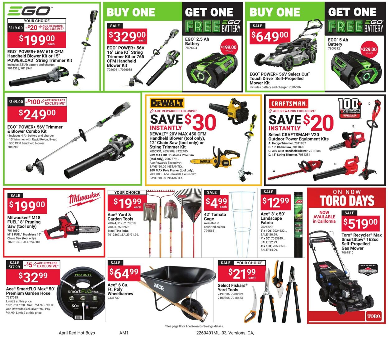 Weekly ad Ace Hardware 04/01/2026 - 04/28/2026