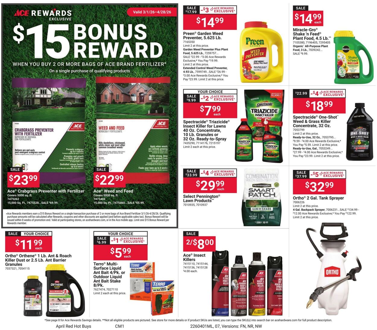 Weekly ad Ace Hardware 04/01/2026 - 04/28/2026