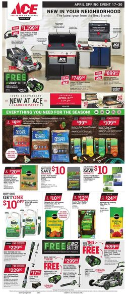 Weekly ad Ace Hardware 05/01/2024 - 05/13/2024