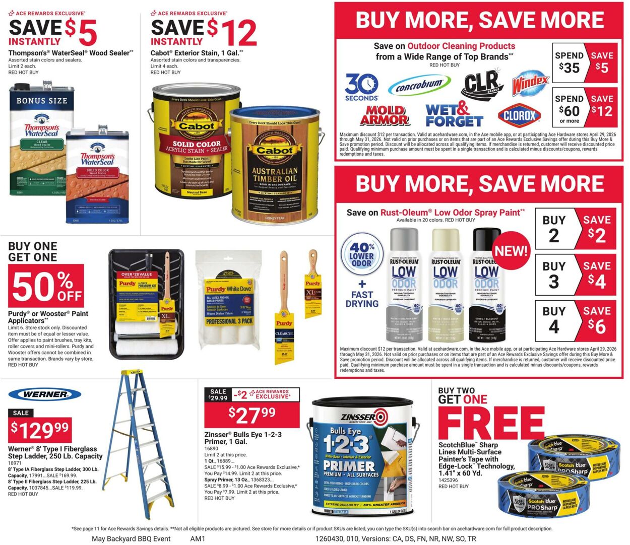 Weekly ad Ace Hardware 04/29/2026 - 05/12/2026