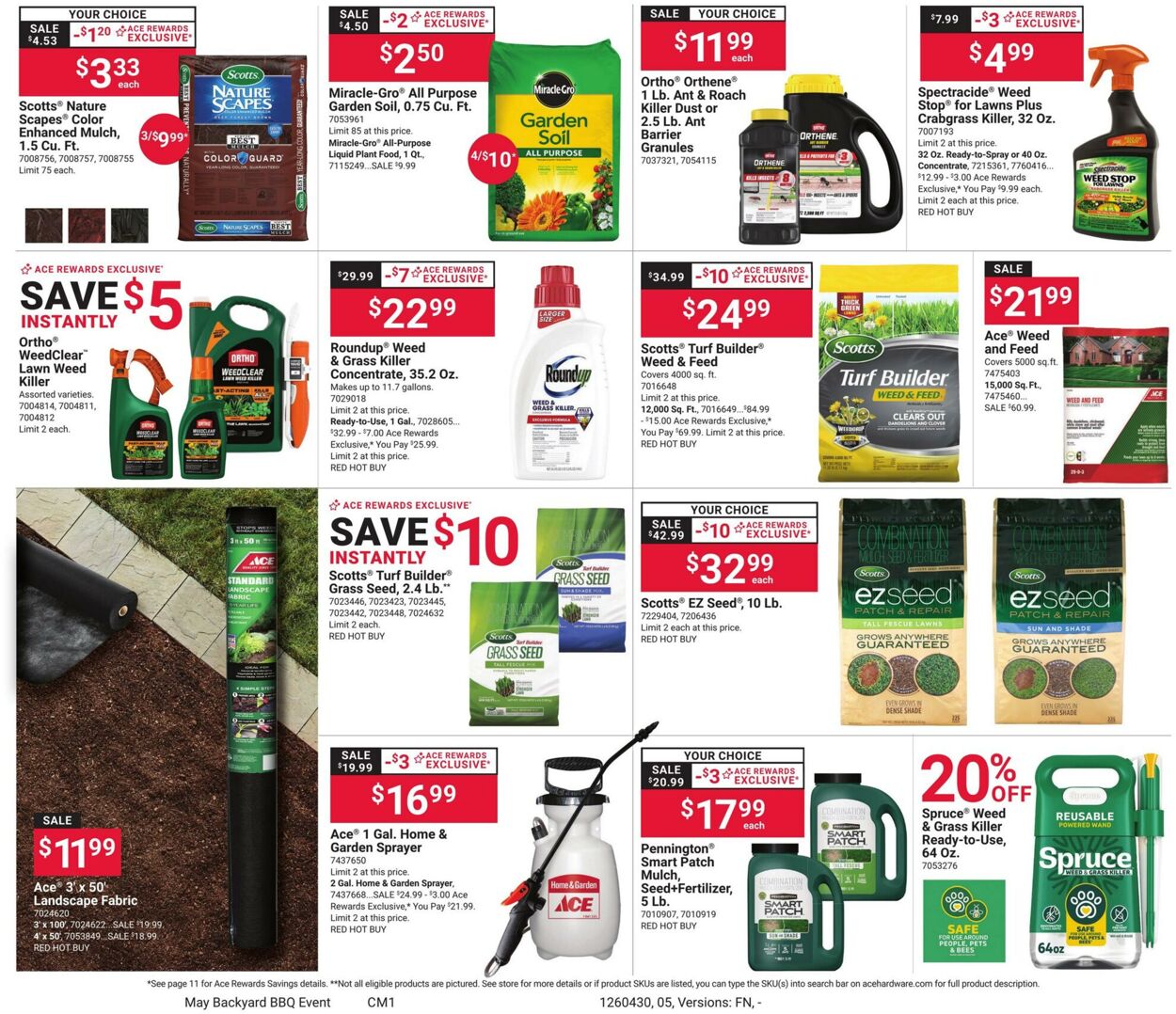 Weekly ad Ace Hardware 04/29/2026 - 05/12/2026