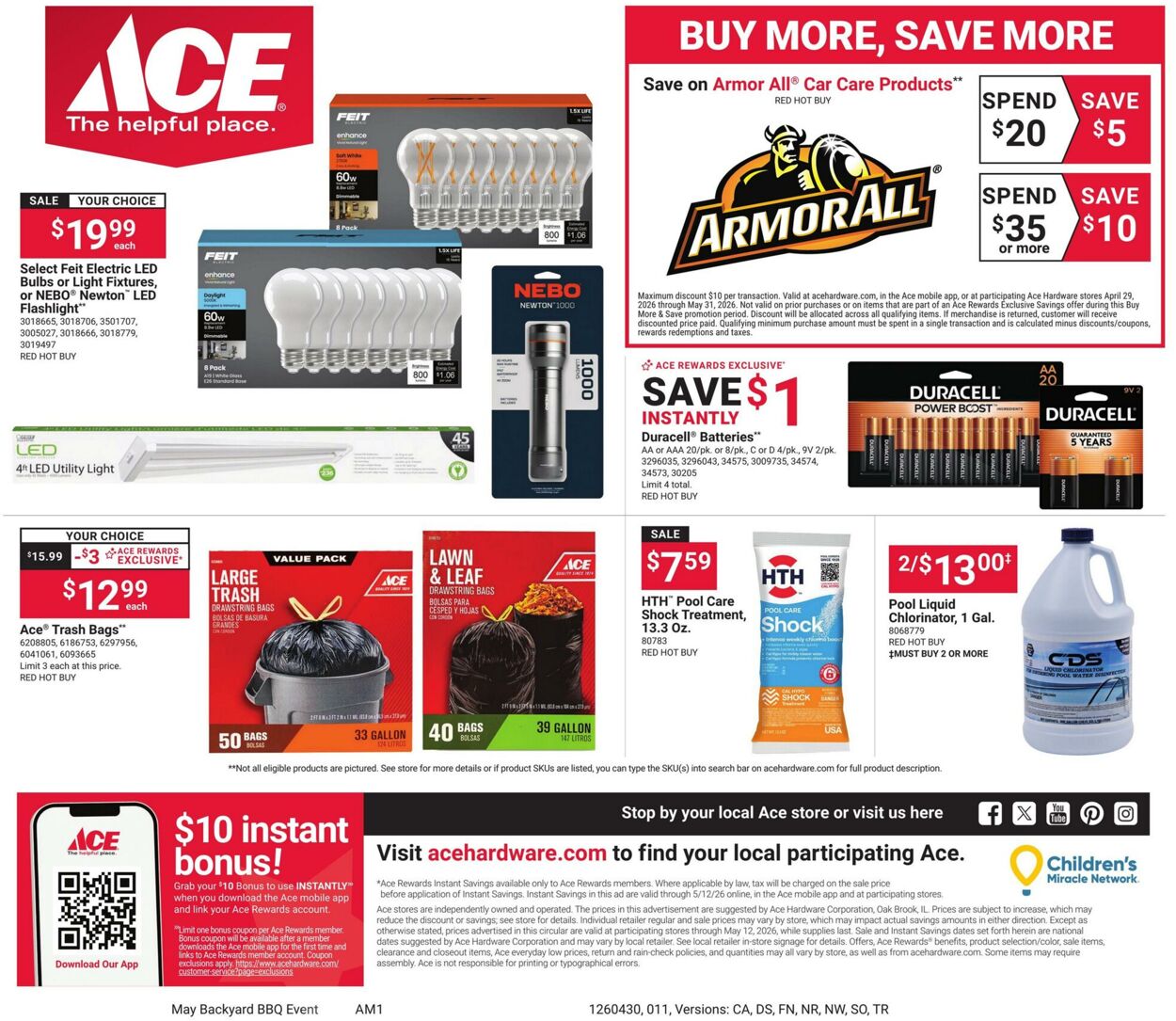 Weekly ad Ace Hardware 04/29/2026 - 05/12/2026