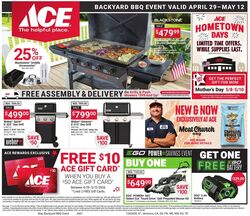 Weekly ad Ace Hardware 04/29/2026 - 05/12/2026