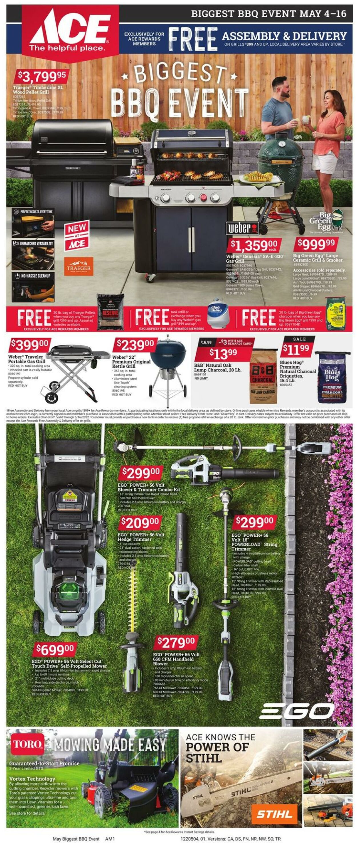 Weekly ad Ace Hardware 05/04/2022 - 05/16/2022