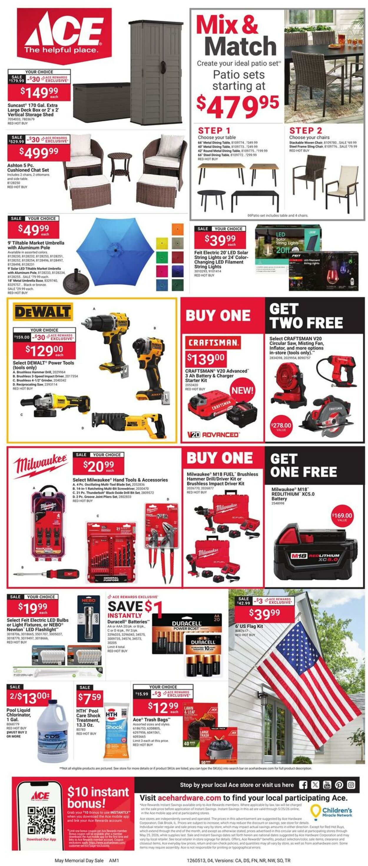 Weekly ad Ace Hardware 05/13/2026 - 05/25/2026