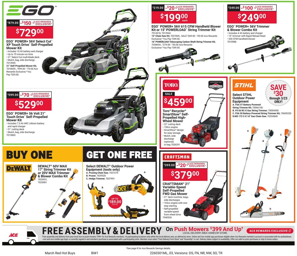 Weekly ad Ace Hardware 03/01/2026 - 03/31/2026