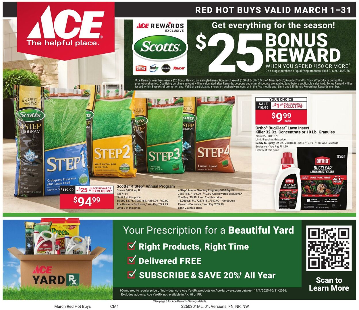 Weekly ad Ace Hardware 03/01/2026 - 03/31/2026