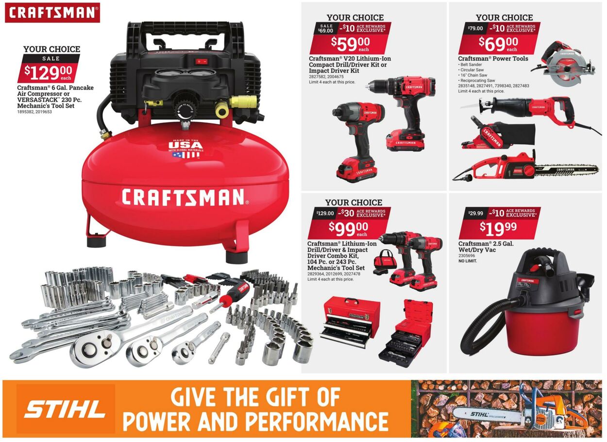 Weekly ad Ace Hardware 12/09/2022 - 12/24/2022