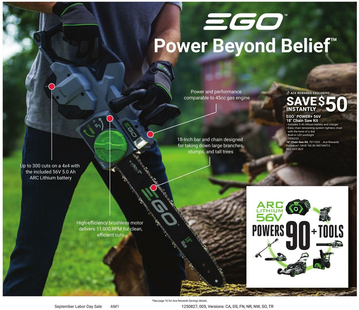 Weekly ad Ace Hardware 08/27/2025 - 09/08/2025