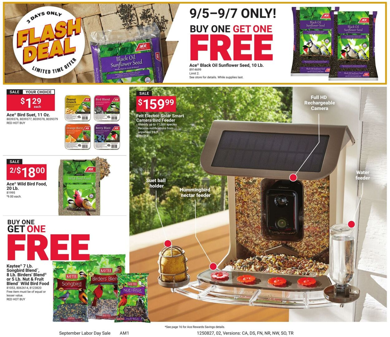 Weekly ad Ace Hardware 08/27/2025 - 09/08/2025