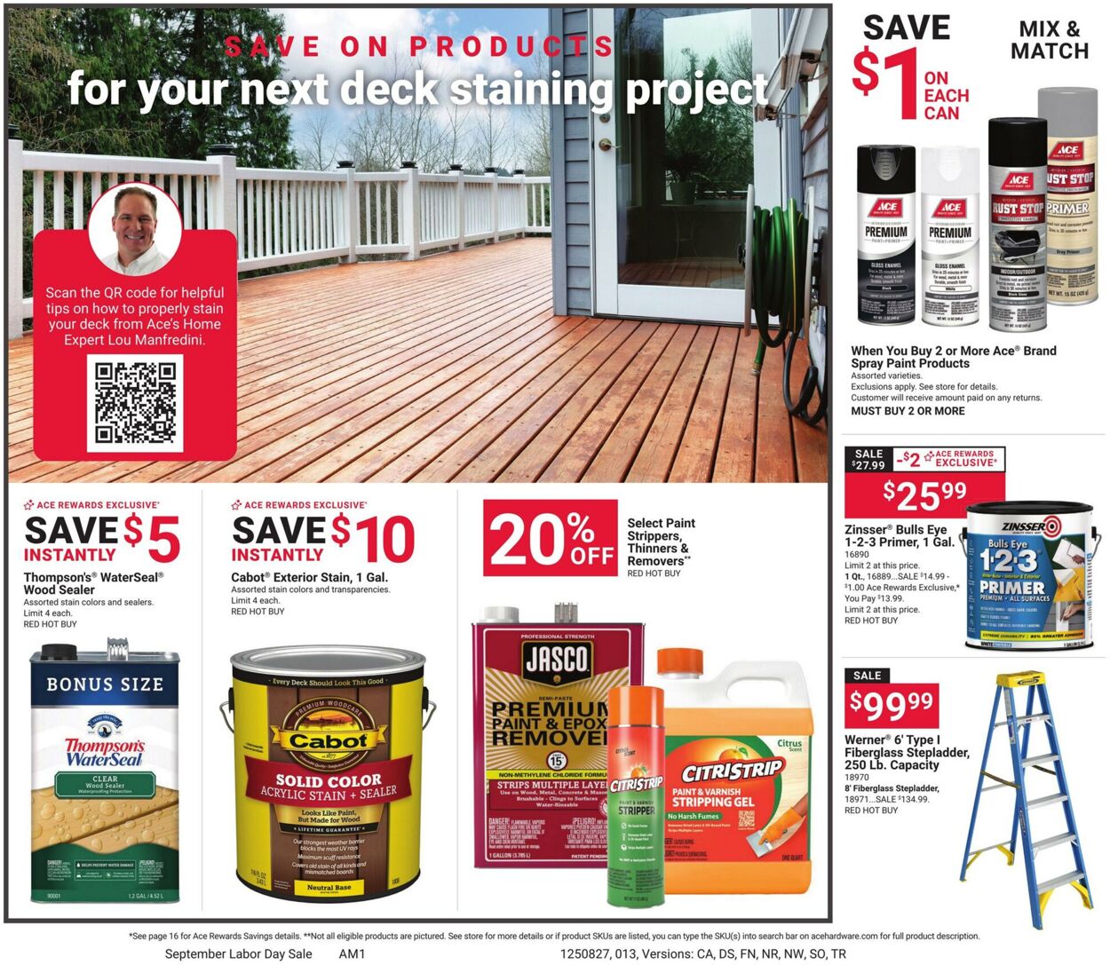 Weekly ad Ace Hardware 08/27/2025 - 09/08/2025