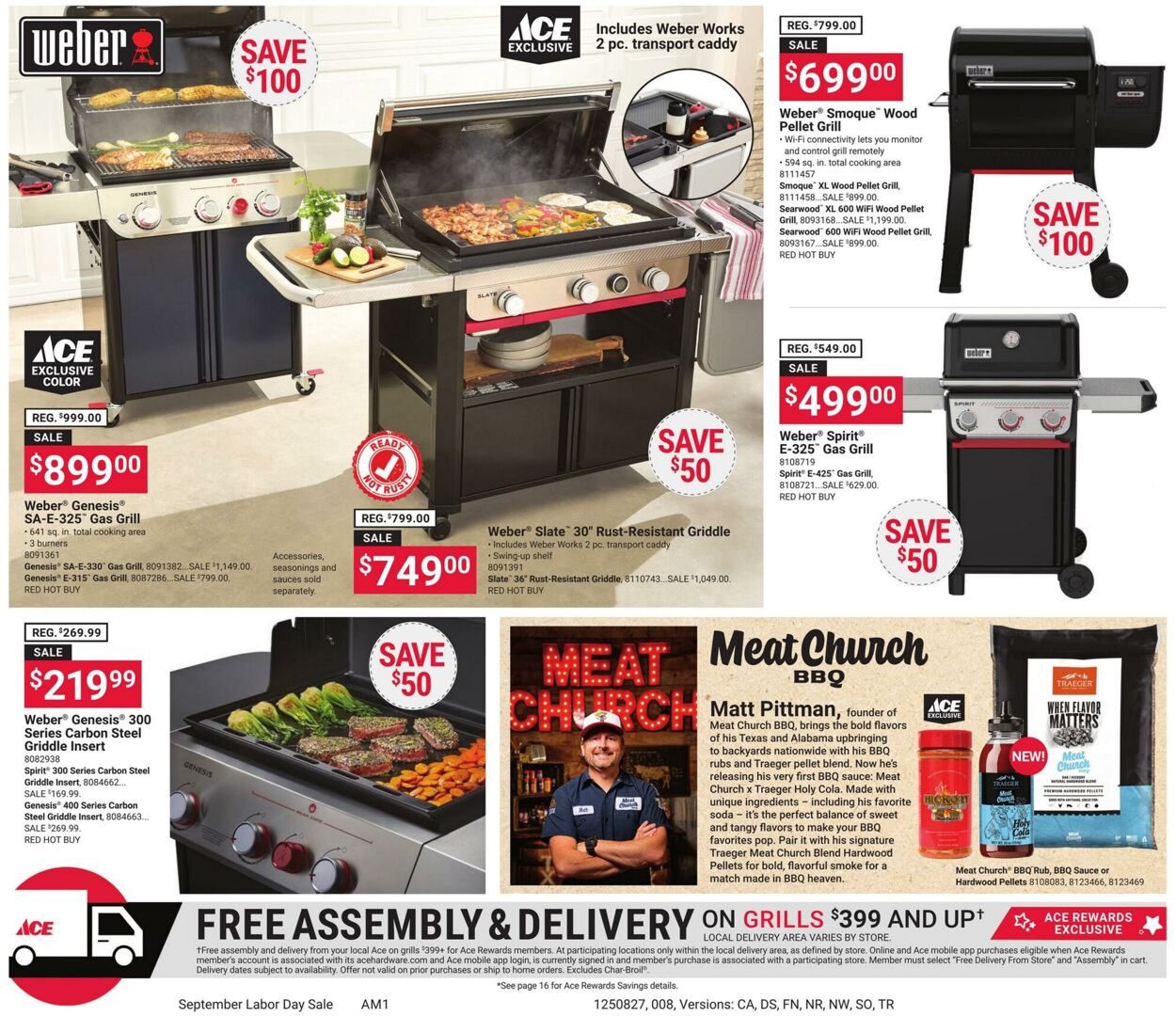 Weekly ad Ace Hardware 08/27/2025 - 09/08/2025