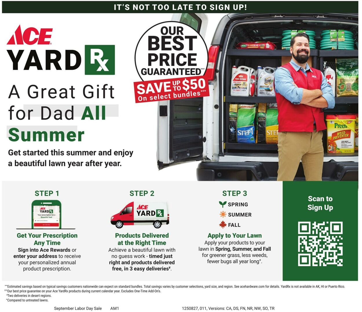 Weekly ad Ace Hardware 08/27/2025 - 09/08/2025
