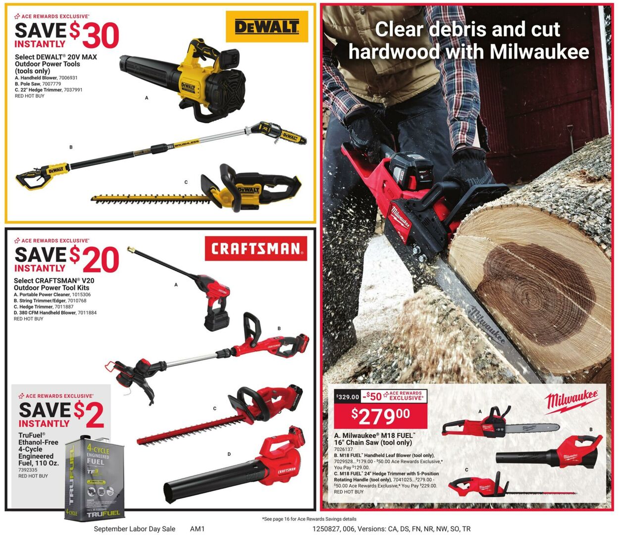 Weekly ad Ace Hardware 08/27/2025 - 09/08/2025