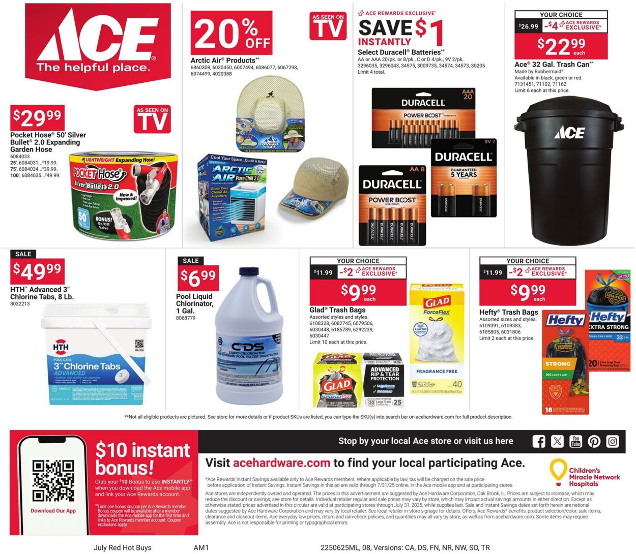 Weekly ad Ace Hardware 06/25/2025 - 07/31/2025