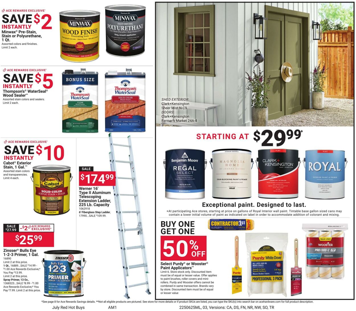 Weekly ad Ace Hardware 06/25/2025 - 07/31/2025