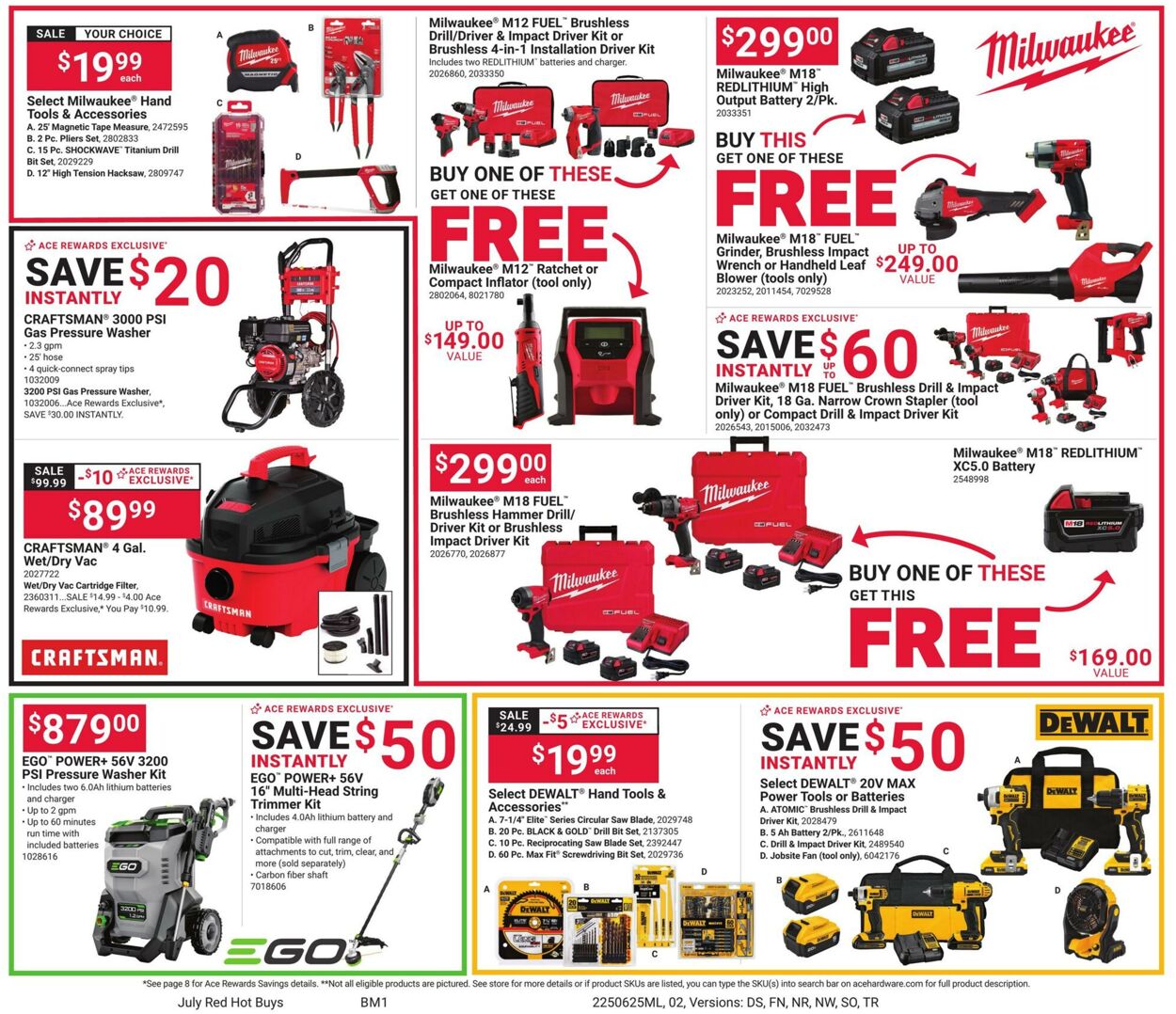 Weekly ad Ace Hardware 06/25/2025 - 07/31/2025