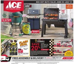 Weekly ad Ace Hardware 06/25/2025 - 07/31/2025