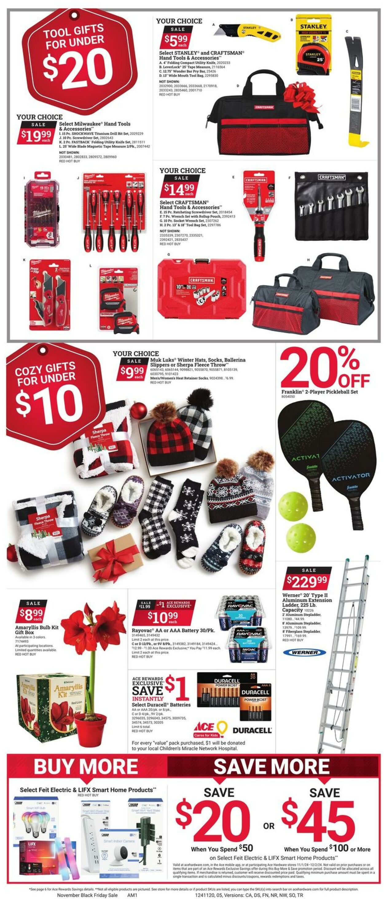 Weekly ad Ace Hardware 11/01/2024 - 12/02/2024