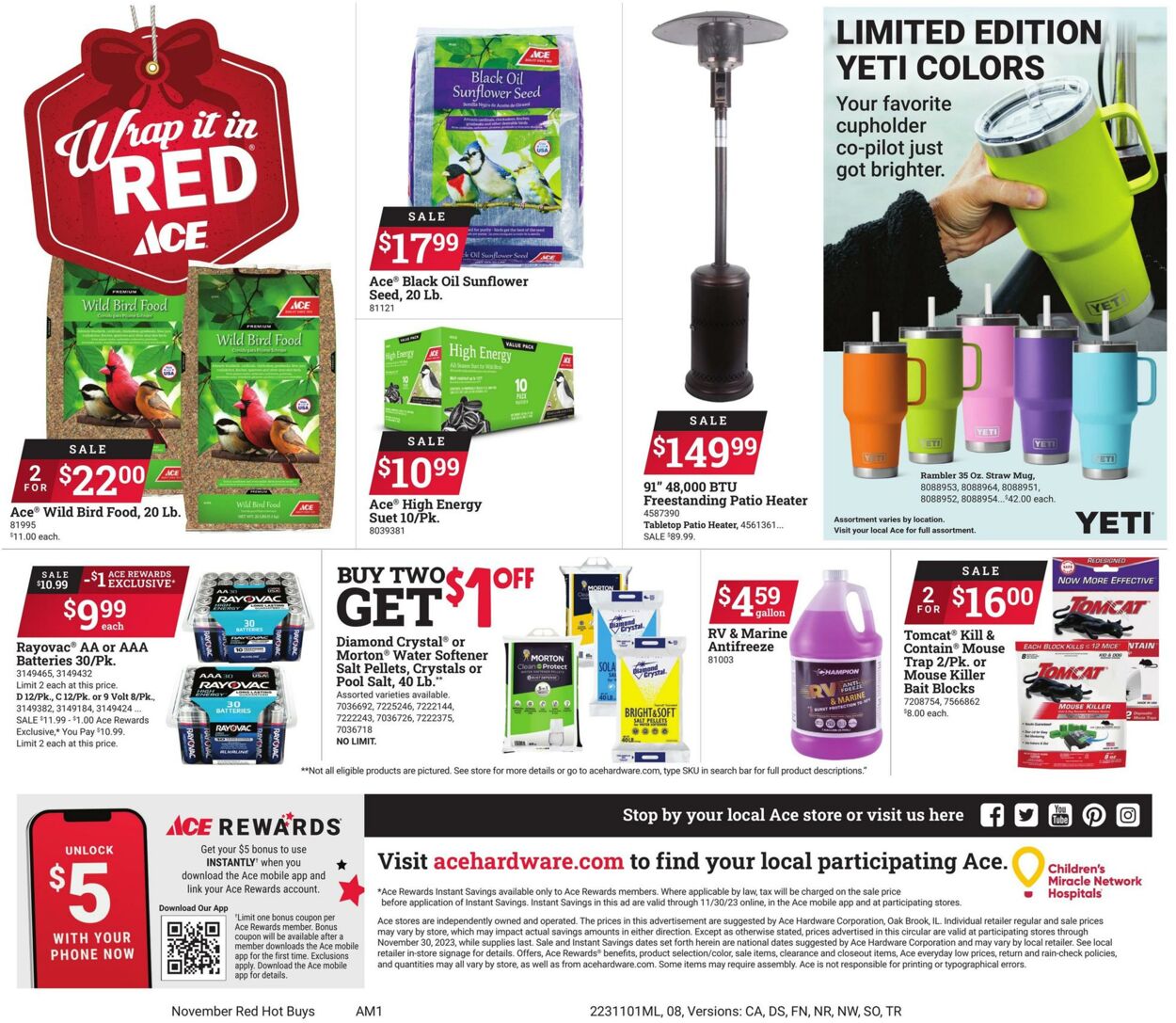 Weekly ad Ace Hardware 11/01/2023 - 11/30/2023