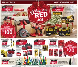 Weekly ad Ace Hardware 11/01/2023 - 11/30/2023