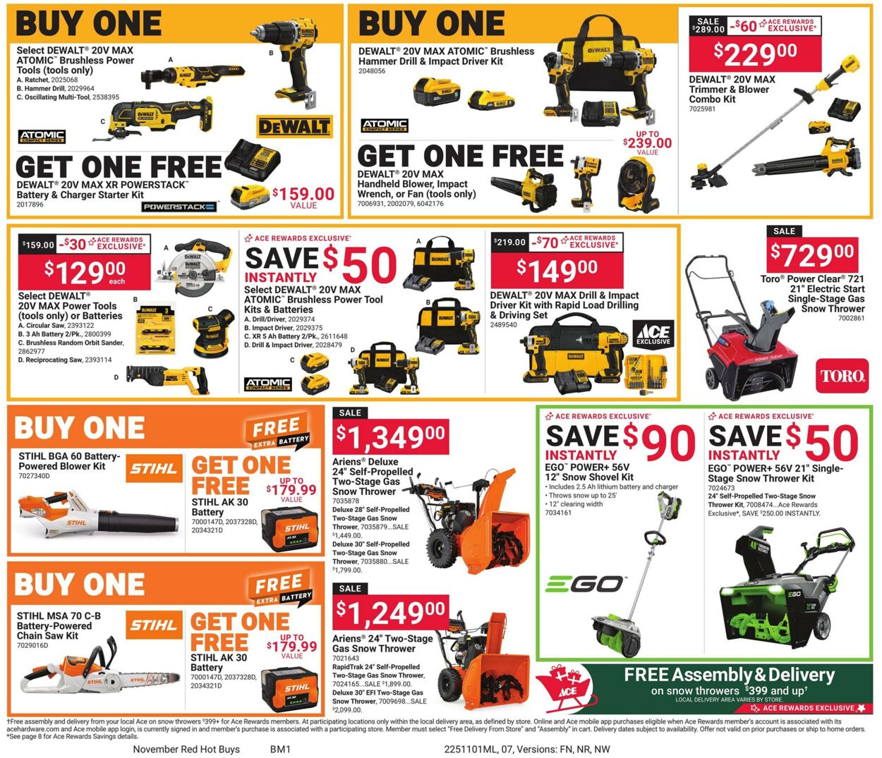 Weekly ad Ace Hardware 11/01/2025 - 12/01/2025
