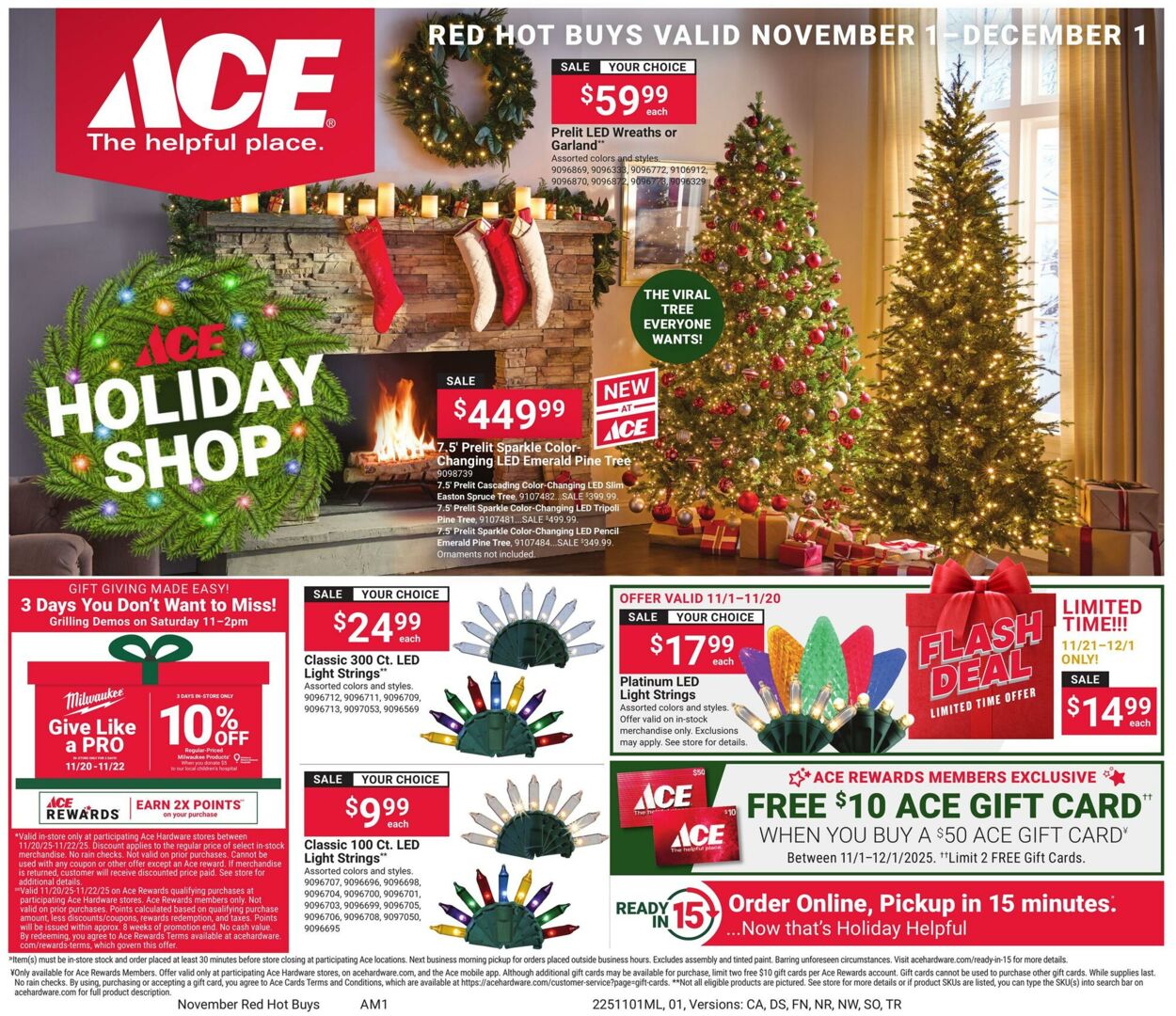Weekly ad Ace Hardware 11/01/2025 - 12/01/2025