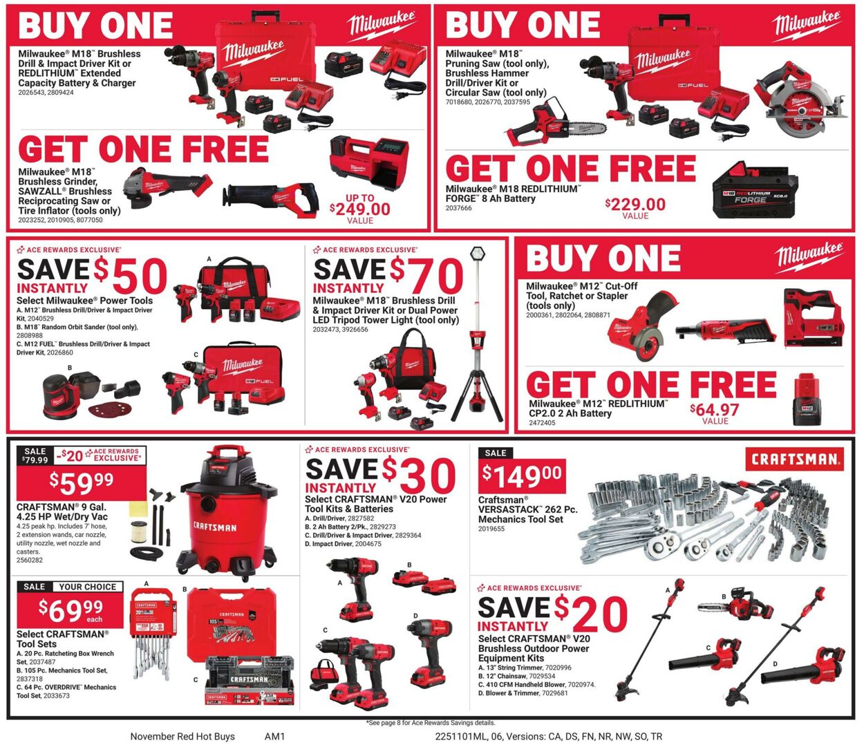 Weekly ad Ace Hardware 11/01/2025 - 12/01/2025