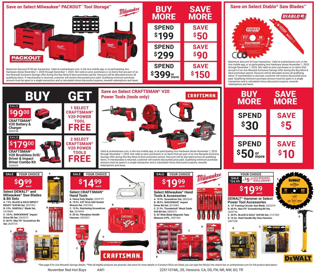 Weekly ad Ace Hardware 11/01/2025 - 12/01/2025