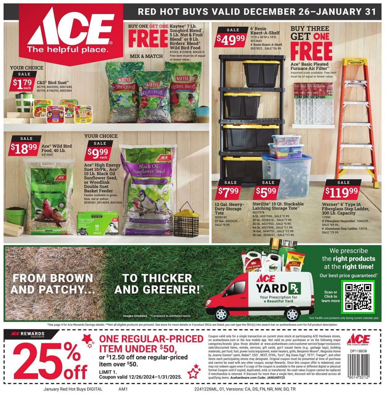 Weekly ad Ace Hardware 12/26/2024 - 01/31/2025