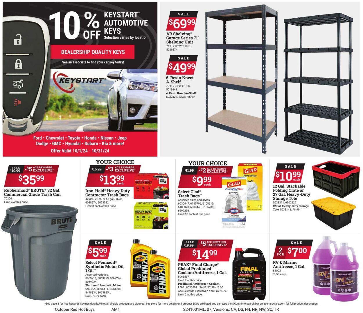 Weekly ad Ace Hardware 10/01/2024 - 10/31/2024