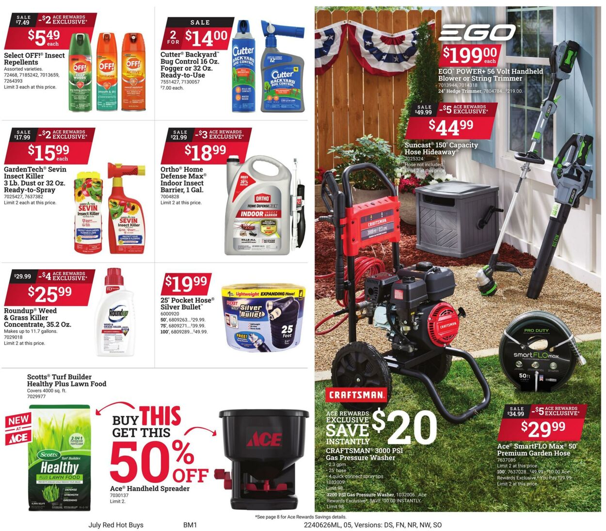 Weekly ad Ace Hardware 06/26/2024 - 07/30/2024