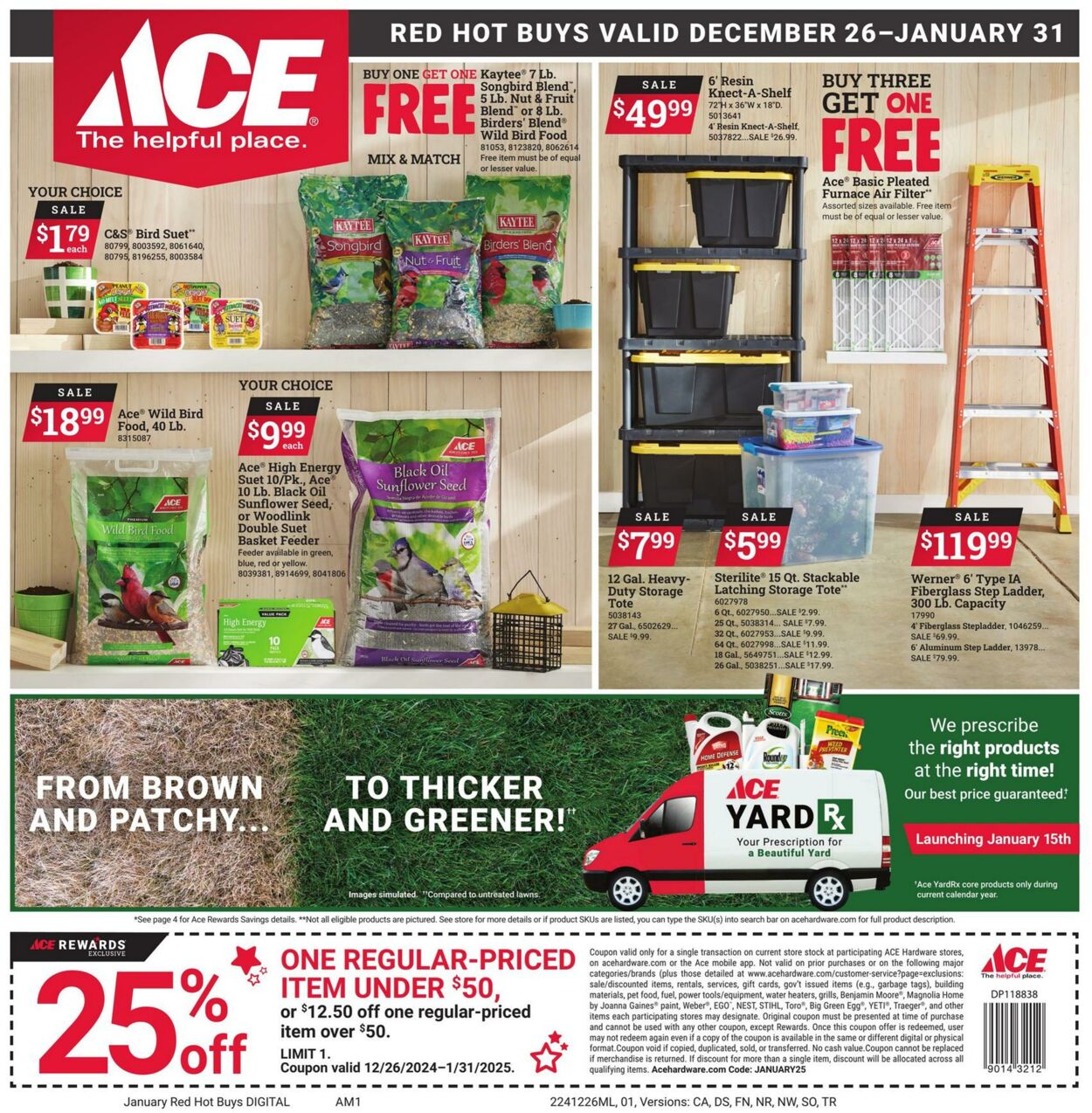 Weekly ad Ace Hardware 12/26/2024 - 01/31/2025