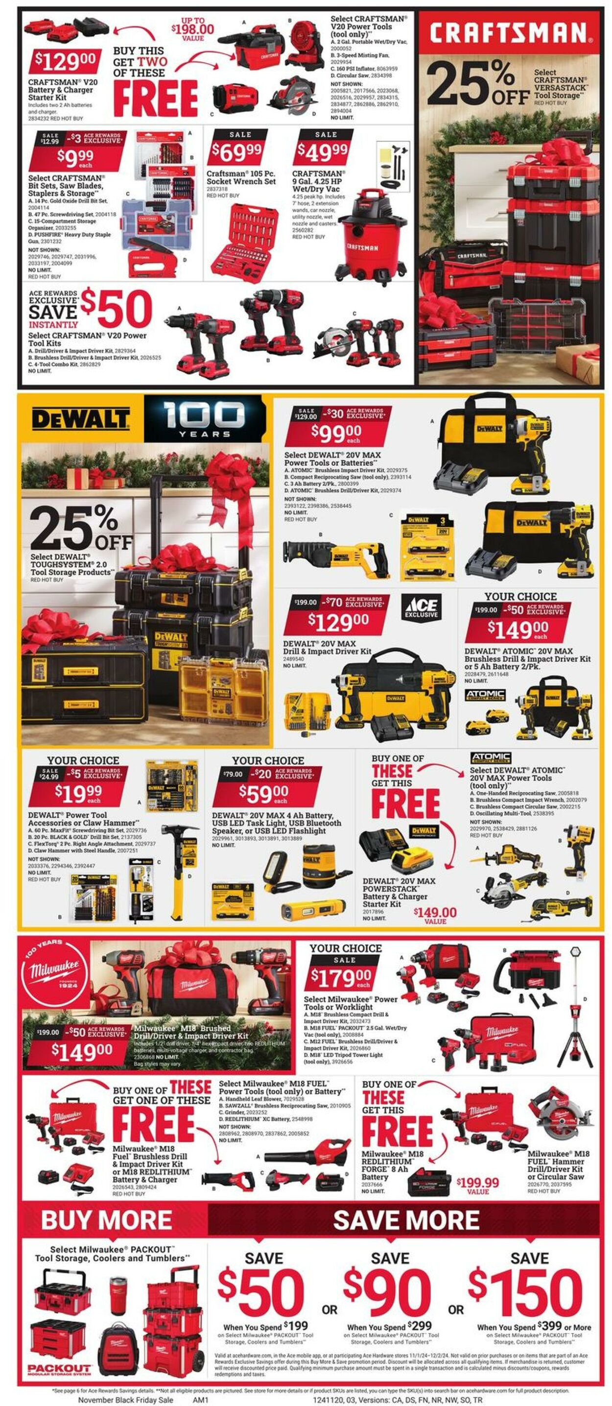 Weekly ad Ace Hardware 11/01/2024 - 12/02/2024