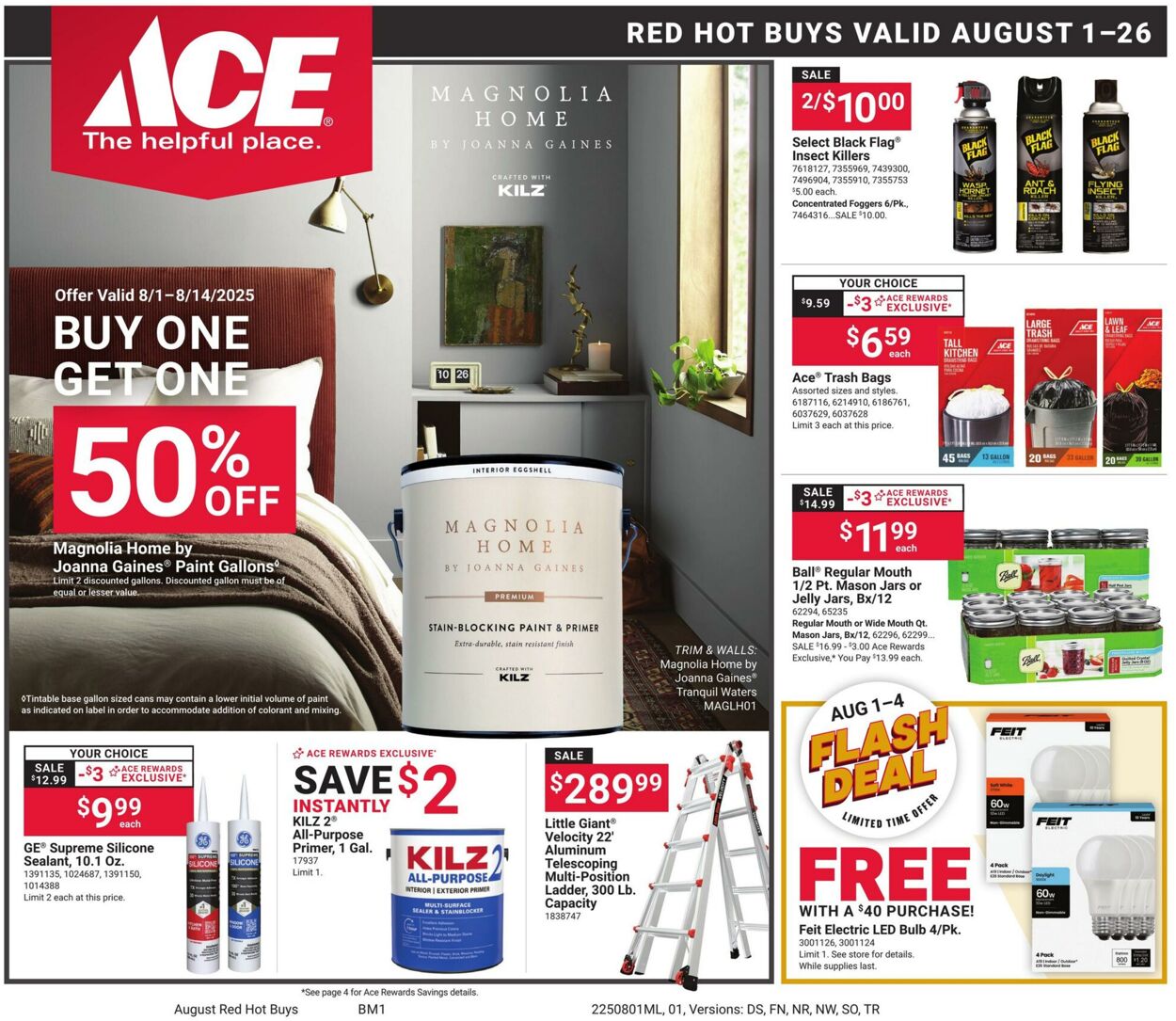 Weekly ad Ace Hardware 08/01/2025 - 08/26/2025