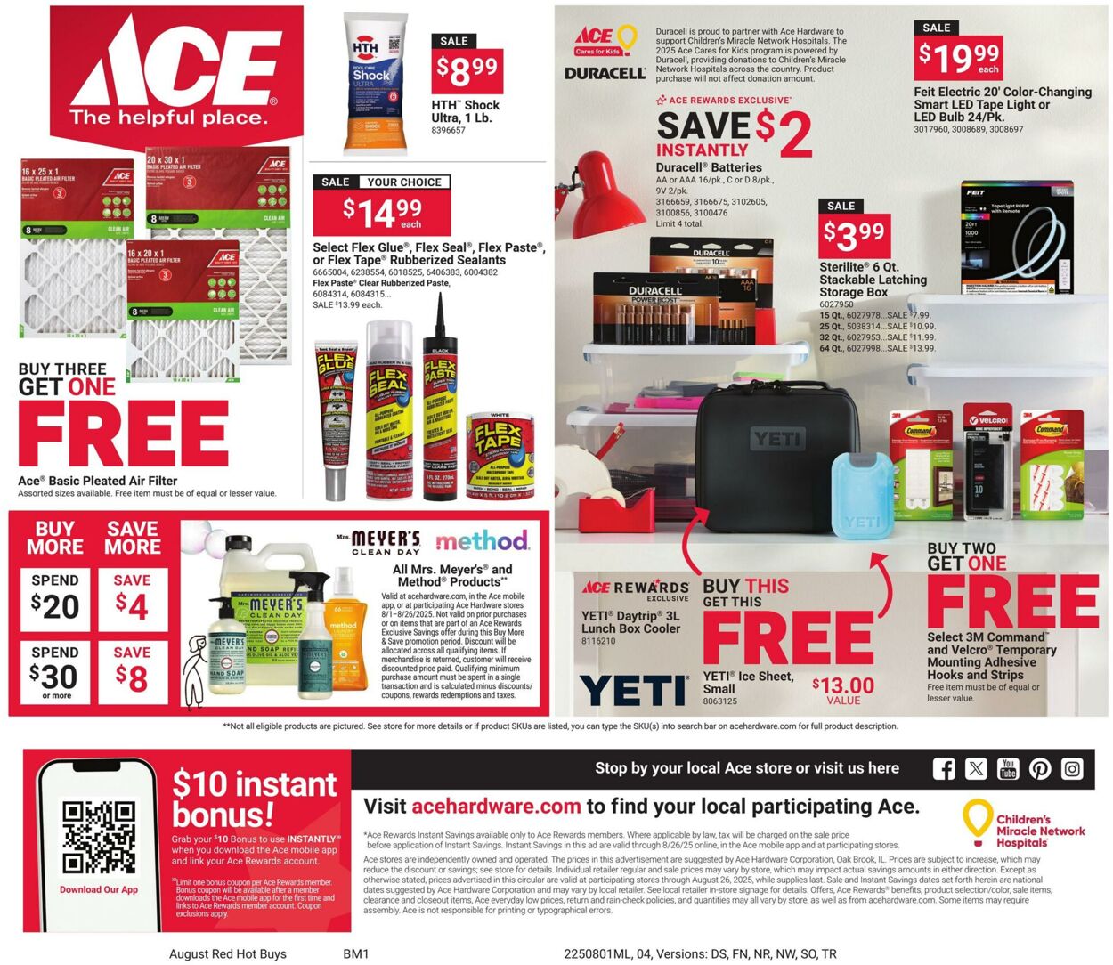Weekly ad Ace Hardware 08/01/2025 - 08/26/2025