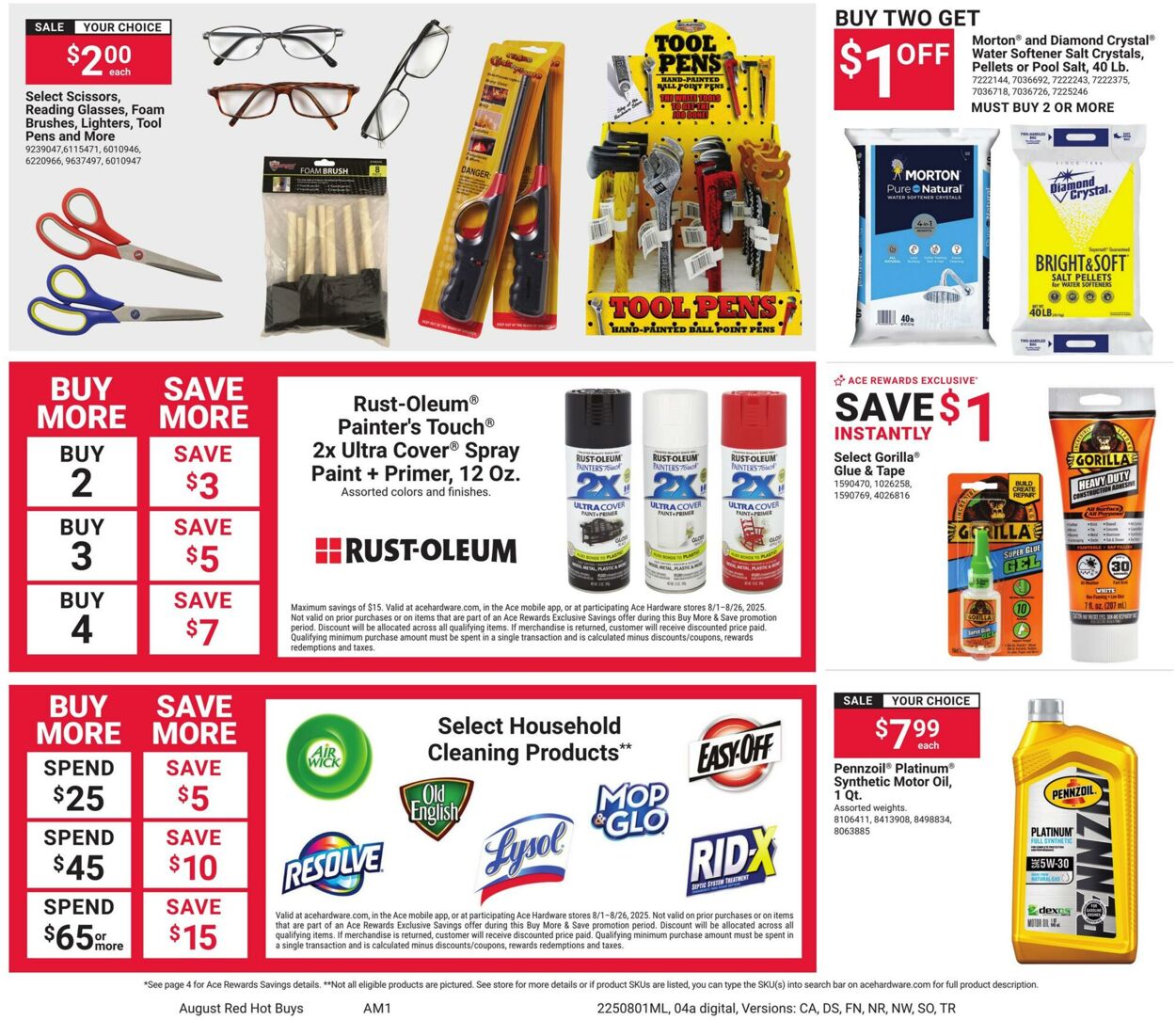 Weekly ad Ace Hardware 08/01/2025 - 08/26/2025